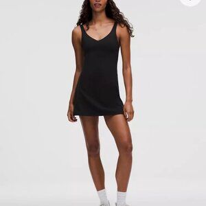 New Lululemon Black Align Dress size 14